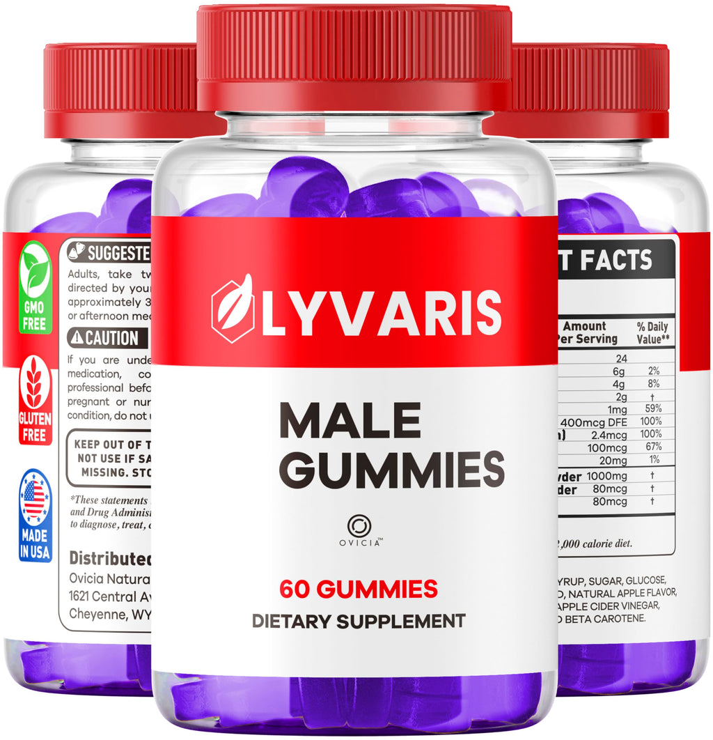 Lyvaris Gummies - Official Livaris Advanced Premium Formula Support Maximum Strenght, All Natural Ingredients Vitamins for Overall Health & Wellness Reviews, 60 Gummies for 1 Month