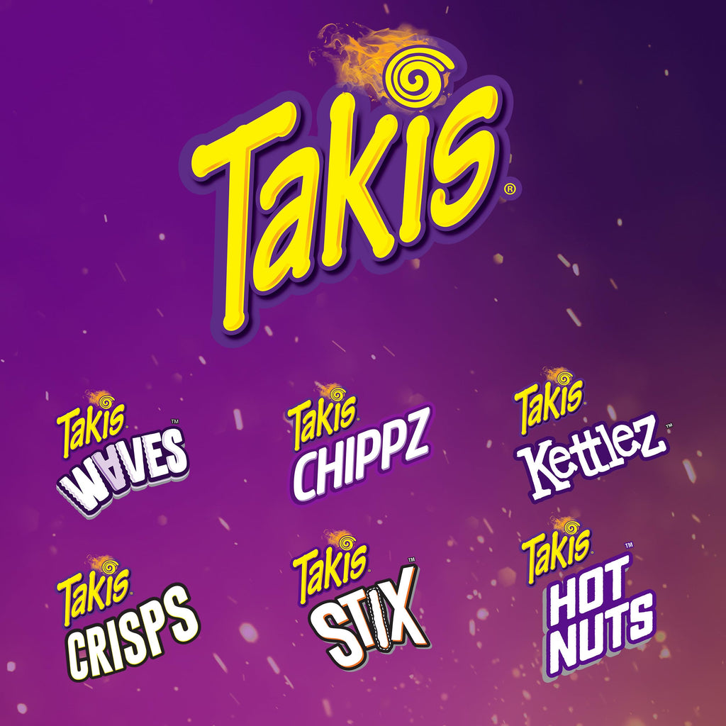 Takis Mini Rolled Tortilla Chips Multipack - Fuego, 25 Count / 1 oz