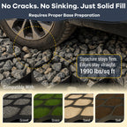 40FT Gravel Grid for Driveway –HDPE Geocell Ground Stabilizer