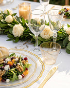Hioasis 200Pcs 9OZ Gold Glitter Plastic Cups - Gold Plastic Cups, Heavy Duty & BPA-free for Party, Wedding, Celebrations
