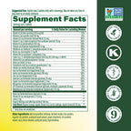 MegaFood Baby & Me 2 Postnatal Vitamins for Women Breastfeeding with Folate (Folic Acid Natural Form), Choline, Iodine, Vitamin D, Moringa Leaf and More - 60 Tabs (30 Servings)
