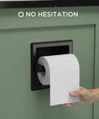 FORIOUS Recessed Toilet Paper Holder, Wall Mount Bathroom Tissue Holder