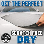 Chemical Guys Waffle Weave Gray Matter Microfiber Drying Towel 2 Pack, Huge Car Drying Towels for Faster Coverage on Paint, Glass, Wheels, and Trim, Streak Free Drying for Cars, Trucks, and SUVs