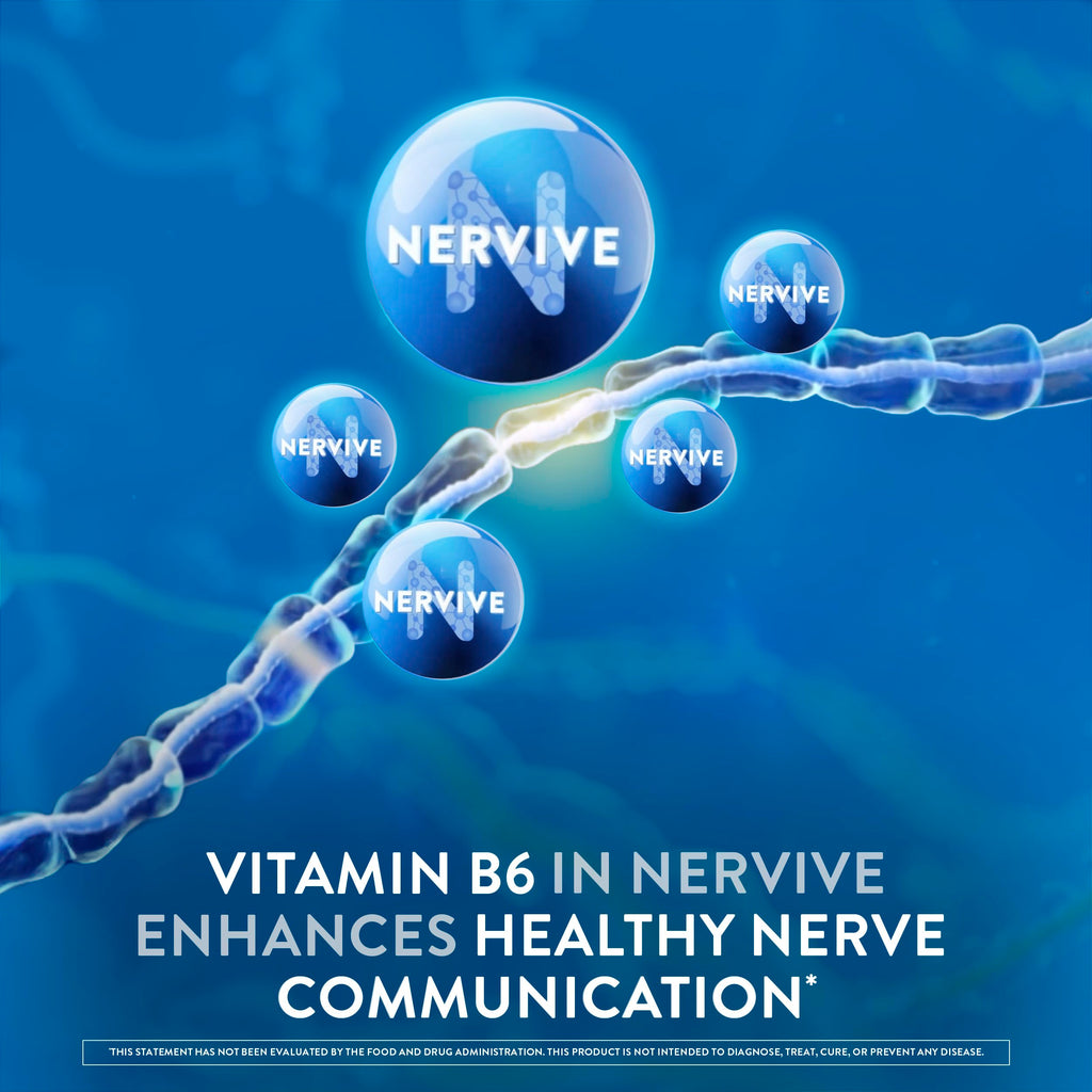 Nervive Nerve Health, Alpha Lipoic Acid, Fortify Nerve Health, Healthy Nerve Function, Healthy Blood Circulation, Supplement, Tablet, 60 Tablets