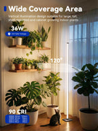 GLOWRIUM Vertical Grow Light for Indoor Plants, 60in LED Standing Lamp