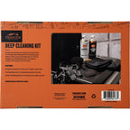Traeger Grills Deep Cleaning Kit - Exterior Detailing Spray (16oz), Foaming Degreaser (16oz), Grill Scraper & Pad, Microfiber Towels, Nitrile Gloves - Tools for cleaning Grill, Smoker, Oven, Griddle