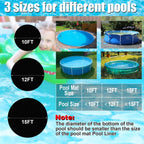 VICAMB 15ft Heavy Duty Round Pool Liner Pad for Above Ground Pool,Pool Ground Mat Under Pool Pad,Pool Bottom Liner Protector to Prevent Puncture and Extend Liner Life