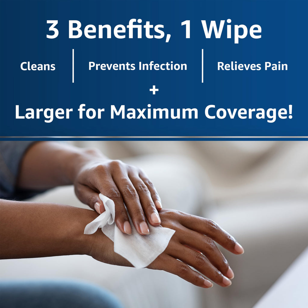 Dermoplast Wound Wipes, Antiseptic First Aid Cloths, 10 Count