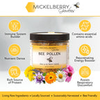 Mickelberry Gardens Bee Pollen Granules 6oz Raw Superfood Protein Rich