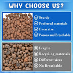 ZeeDix 5LB Leca Clay Pebbles for Plants. Organic Hydroponic Clay Balls