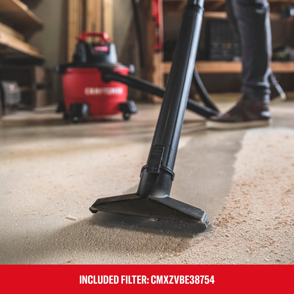 CRAFTSMAN CMXEVBE17584 6 Gallon 3.5 Peak HP Wet Dry Shop Vacuum