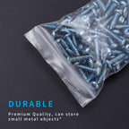 Small Plastic Bags, 300 PCS Mini Baggies, 3 Assorted Sizes