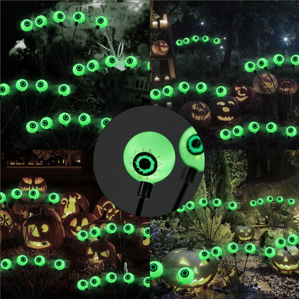 Dazzle Bright 4Pack Halloween Decorations Outdoor Solar Lights