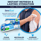 XL Body Wipes - (4 Pack) 200 No Rinse Shower Wipes + 16 Travel Bath Sheets - 10 x 11.5" Thick Cleansing Waterless Washcloths - Disposable Adult Wash Cloths for Elderly Incontinence, Camping Essentials