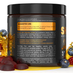 Peak Revival Shilajit Gummies with Manuka Honey - Promotes Optimal Recovery, Increases Energy & Endurance, Mixed Berry Flavor, 100mg per Serving, 60 Count (30 Servings)