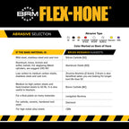 Brush Research BC30024 FLEX-HONE®, 3" (76.2mm) Diameter, 240 Grit, Silicon Carbide, For Mild Steel, Stainless Steel, Cast Iron and Softer Ferrous Materials