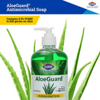 Clorox Healthcare AloeGuard Antimicrobial Liquid Hand Soap with Pump, Gentle and Moisturizing Hand Soap Bottle with Aloe Vera - Handwash for Healthcare & Everyday Use, 18 Fl Oz