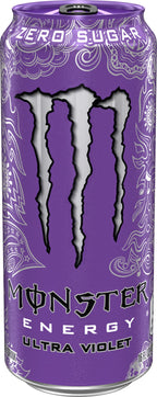 Monster Energy Ultra Violet, Sugar Free Energy Drink, 16 Ounce