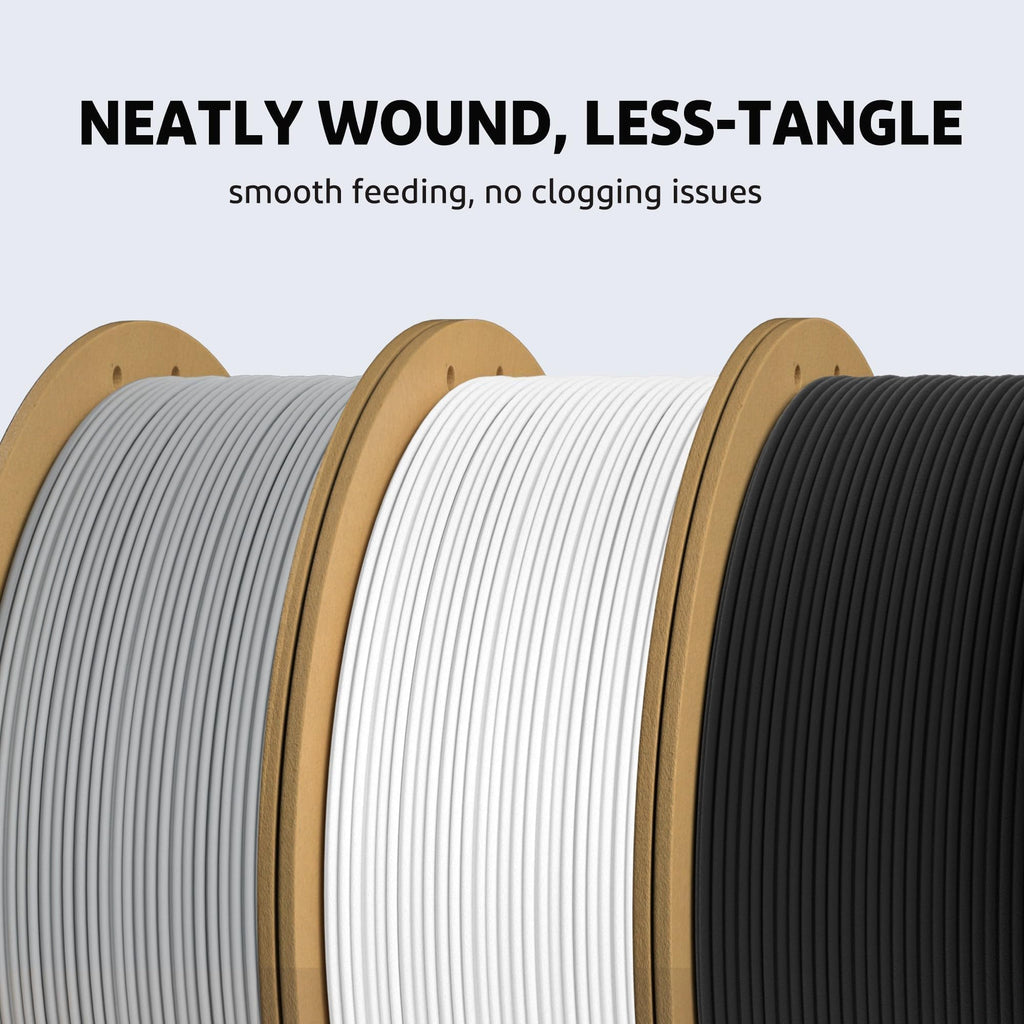 ELEGOO PLA Plus 3D Printer Filament 1.75mm White 1KG, Tougher & Stronger