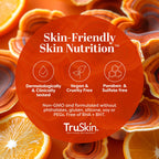 TruSkin BHA Liquid Exfoliant & Toner for Face - Triple Acid AHA BHA PHA Exfoliator with Salicylic, Glycolic Acid & Vitamin C - Improves Look of Tone & Texture, Unclogs Pores, 4.2 fl oz