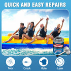 Vinyl Cement, Vinyl Glue for Inflatables, Waterproof Adhesive, High Strength PVC Cement for a Variety of Pool Liners, Tarps, Hot Tubs, Air Mattresses (4.4 oz.)
