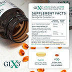 GLX3 Joint Support Extra Strength Omega-3 Supplement | Premium New Zealand Green Lipped Mussel Oil - Comfort, Flexibility, Muscle Recovery - ETA EPA DHA Omega 3 Supplement Capsules by Haka Life