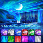 LED Aurora Galaxy Projector Sensory Light Sound Machine Bluetooth Speaker