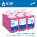 Scott Professional Hand Soap with Moisturizers, 6 Refills, 1.0 L (91552)