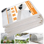 16 Mil Greenhouse Cover,Clear Plastic Tarps Heavy Duty Waterproof 12X16FT