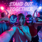 MEGOO Led Light up Mask with Gesture Sensing,Boys Toys Gifts for Kids
