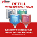 DEB-AZU1L - Deb Refresh Azure FOAM Wash 1000ml Refill, 6/CS