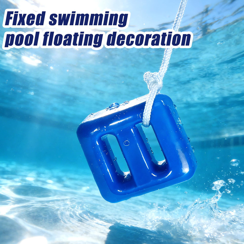 DECOHS 2 Pack 200g Pool Float Anchor Replacement Set, Pool Fountain Float Weight with String, Pools Weight Floating Anchor for Lake Floats Fountains Swimming Areas