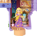 Mattel Disney Princess Toys, Rapunzel Storytime Stackers Doll House Tower with Rapunzel Small Doll, 1 Pascal Figure & 7 Accessories, Inspired by Movie