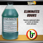 Instant Power Septic Shock – Septic Tank Treatment, Drain Cleaner Liquid Clog Remover for Septic System, 67.6 Oz (Pack of 6)