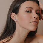 Halo June Birthstone Earrings for Women, Simulated Alexandrite Earrings