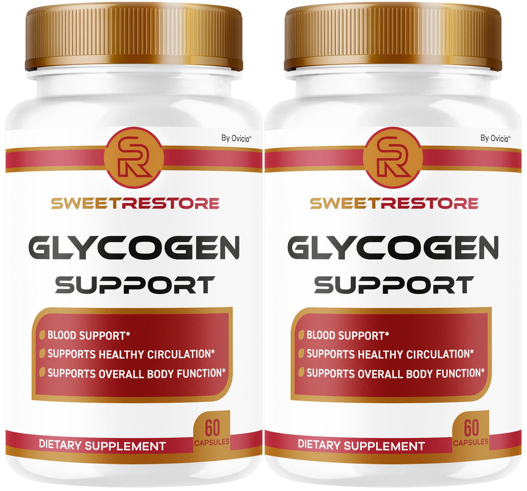 (2 Pack) Sweet Restore Glycogen Support - Official Sweet Restore Capsules Advanced Formula with All Natural Ingredients, SweetRestore Glyco Pills for Wellness & Health, 120 Capsules for 2 Months