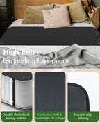 Feraco Grounding Mat for Bed, Grounding Pad Kit for Sleeping & Overall Well-Being with Cord & Tester (King, 27" x 76")