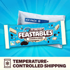 MrBeast Feastables Cookies & Creme Chocolate Bar, King Size, 10 Count