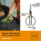 Fiskars Indoor Plant Care 3-Piece Set, Precision Gardening Tools, Green