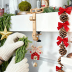 Stocking Hangers for Mantle,2 in 1 Adjustable Christmas Stocking Holder