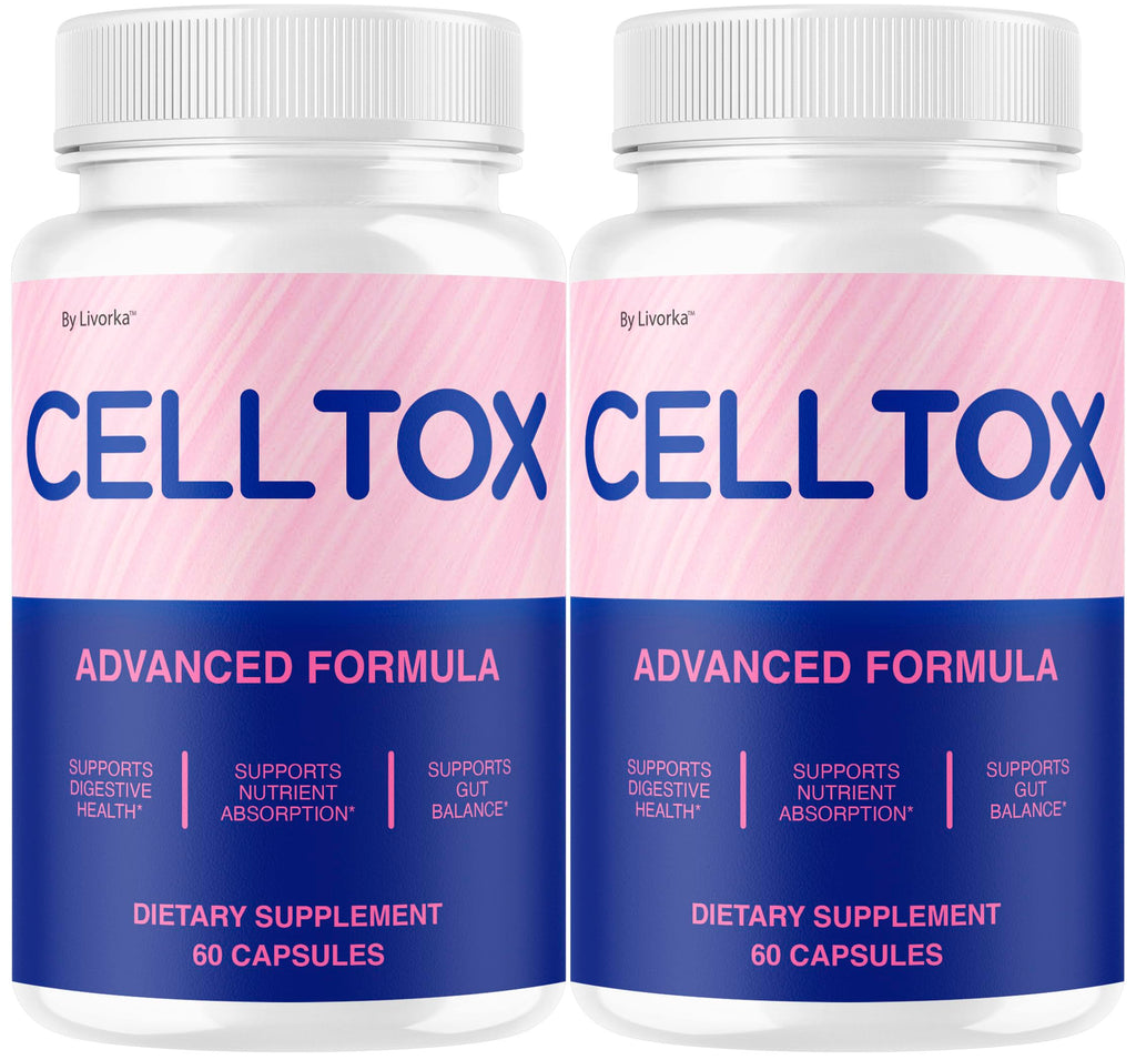 (2 Pack) CellTox Capsules - Official Gut Health Supplement Pills Advanced Premium Formula, Natural CellTox Digestive Support for Overall Health & Wellness Reviews, 120 Capsules for 2 Months