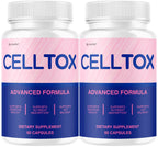 (2 Pack) CellTox Capsules - Official Gut Health Supplement Pills Advanced Premium Formula, Natural CellTox Digestive Support for Overall Health & Wellness Reviews, 120 Capsules for 2 Months
