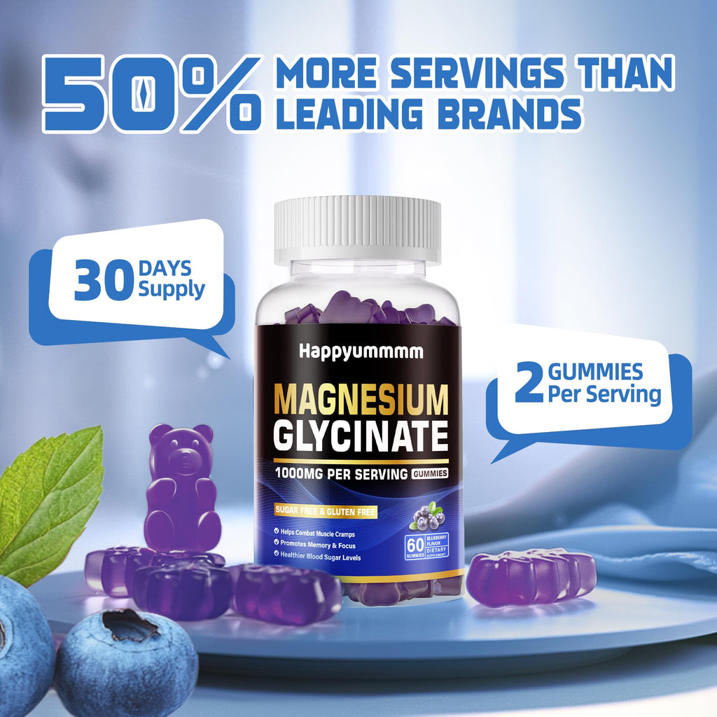 Magnesium glycinate Gummies Blueberry-120