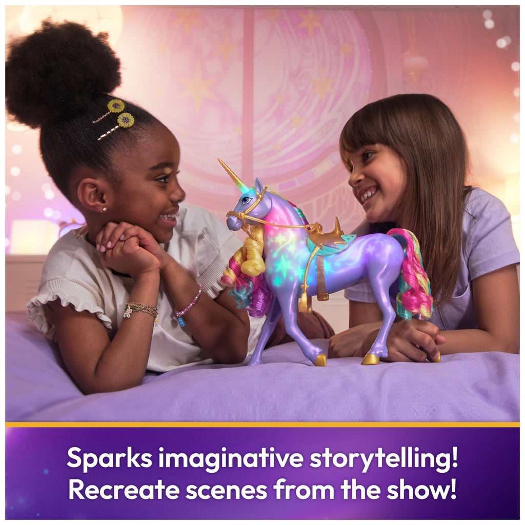 Unicorn Academy, Interactive Rainbow Light-up Wildstar with Lights, Sounds & Music, Dolls & Unicorn Toys for Girls Ages 4 and up