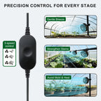 Pidemeo Grow Tent Fan 2-Pack, 5 Inch Clip On Plant Fan,Non-Oscillating