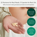 Needed. Multivitamin for Prenatal | Prenatal Multi Essentials Capsule - Pregnancy, Breastfeeding, Postpartum | Expertly-Formulated & Third-Party Tested, | 30-Day Supply