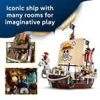 LEGO ONE Piece The Going Merry Pirate Ship Building Blocks - Pretend Play Adventure Toy for Boys & Girls, 10+ - Straw Hat Crew Toy Figures & Playset for Anime Fans - Gift Idea for Birthdays - 75639