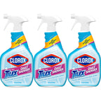 Clorox Plus Tilex Daily Shower Cleaner, 32 Fluid Ounce Spray Bottle, Pack of 3