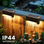 SOLPEX Solar Deck Lights Outdoor, Solar Fence Lights Waterproof LED Step Light for Outside, Garden, Stair, Patio, Yard, Railing, Front Porch, Balcony Decor(16 Pack RGB)