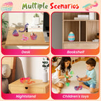 SHUWND 3D Printed Dragon Eggs with Dragons Inside – 4PCS Mini Articulated Baby Dragon Toys, Mystery Fidget Egg Set for Kids & Adults, Fantasy Desk Decor & Collectible Gifts